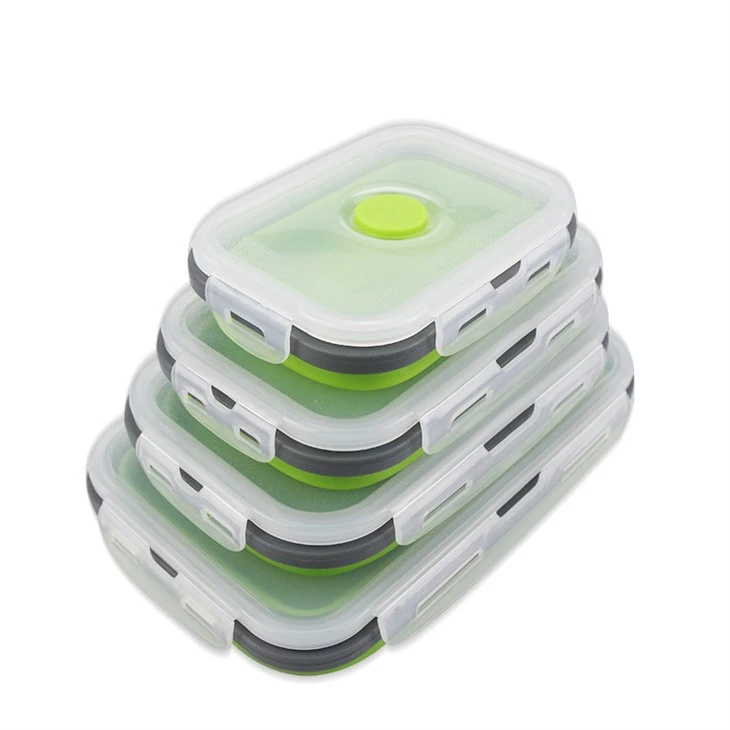 4Pcs Silicone Lunch Box suppliers
