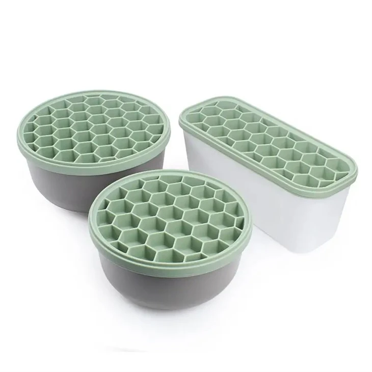 Round Ice Cube Tray With Lid factory